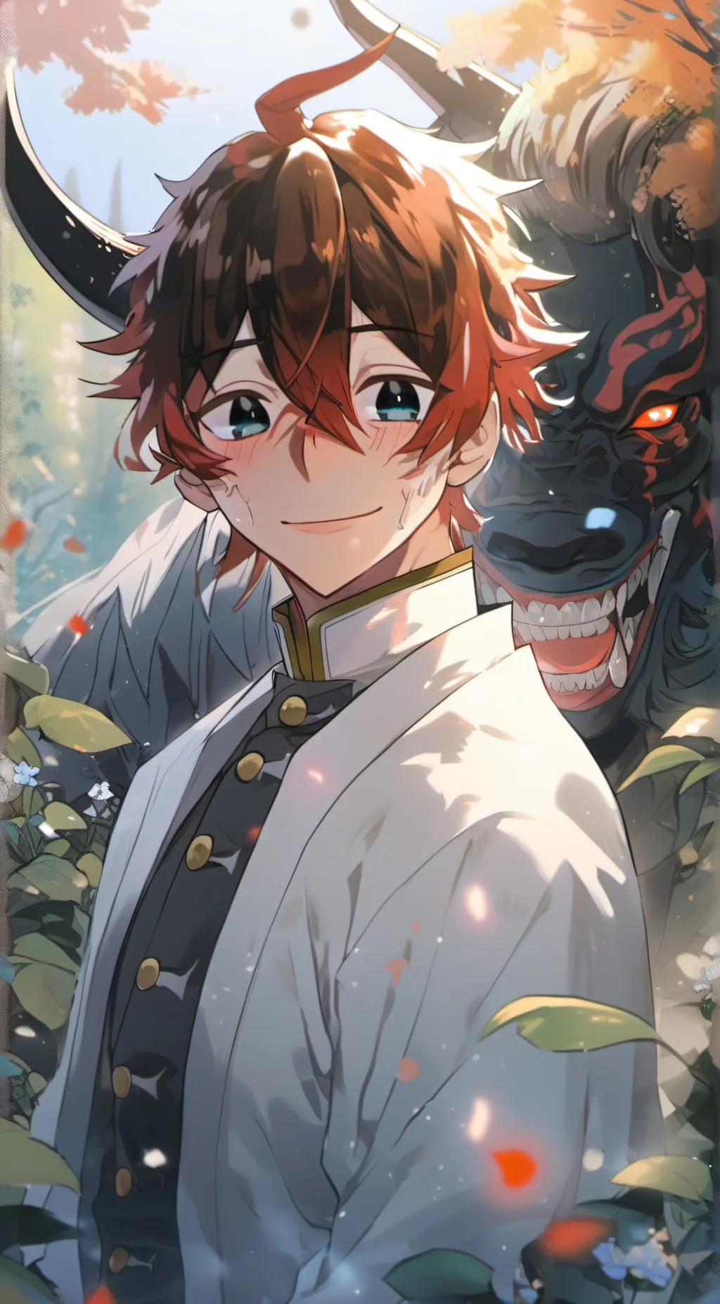 ai character: sexy tanjiro background