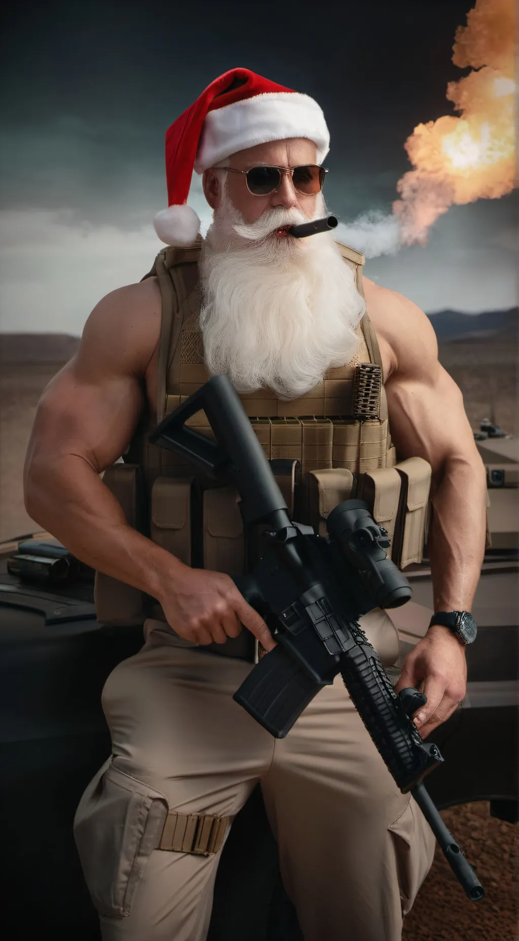 Talkie AI - Chat with Tactical Santa