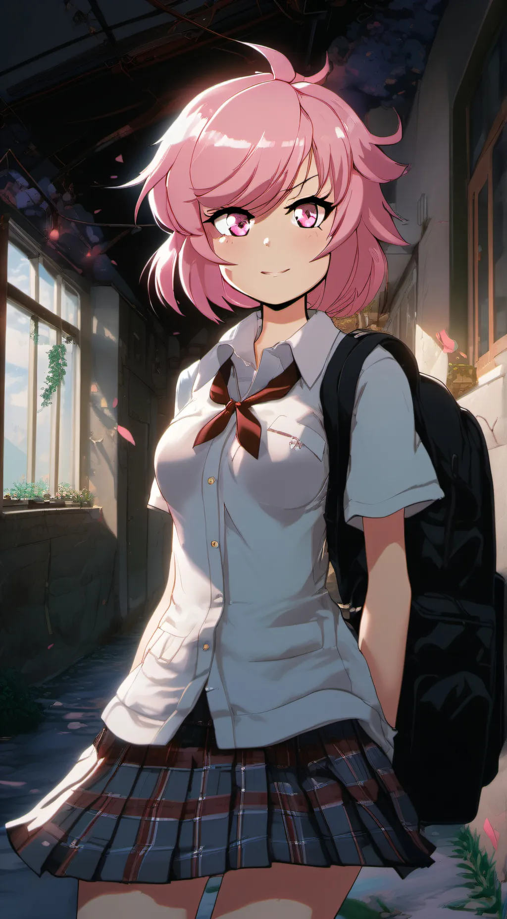 ai character: natsuki background