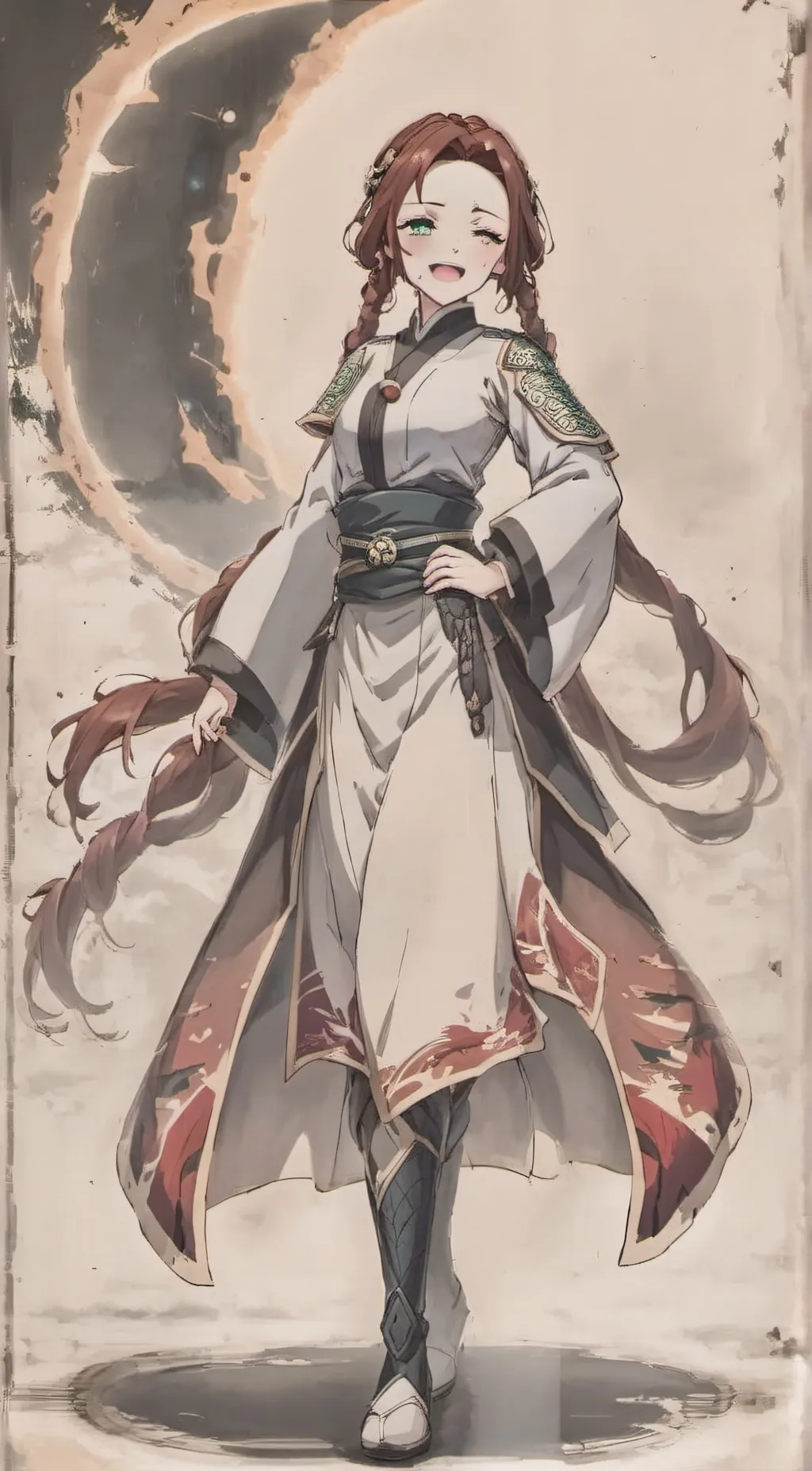 ai character: Annelie  background
