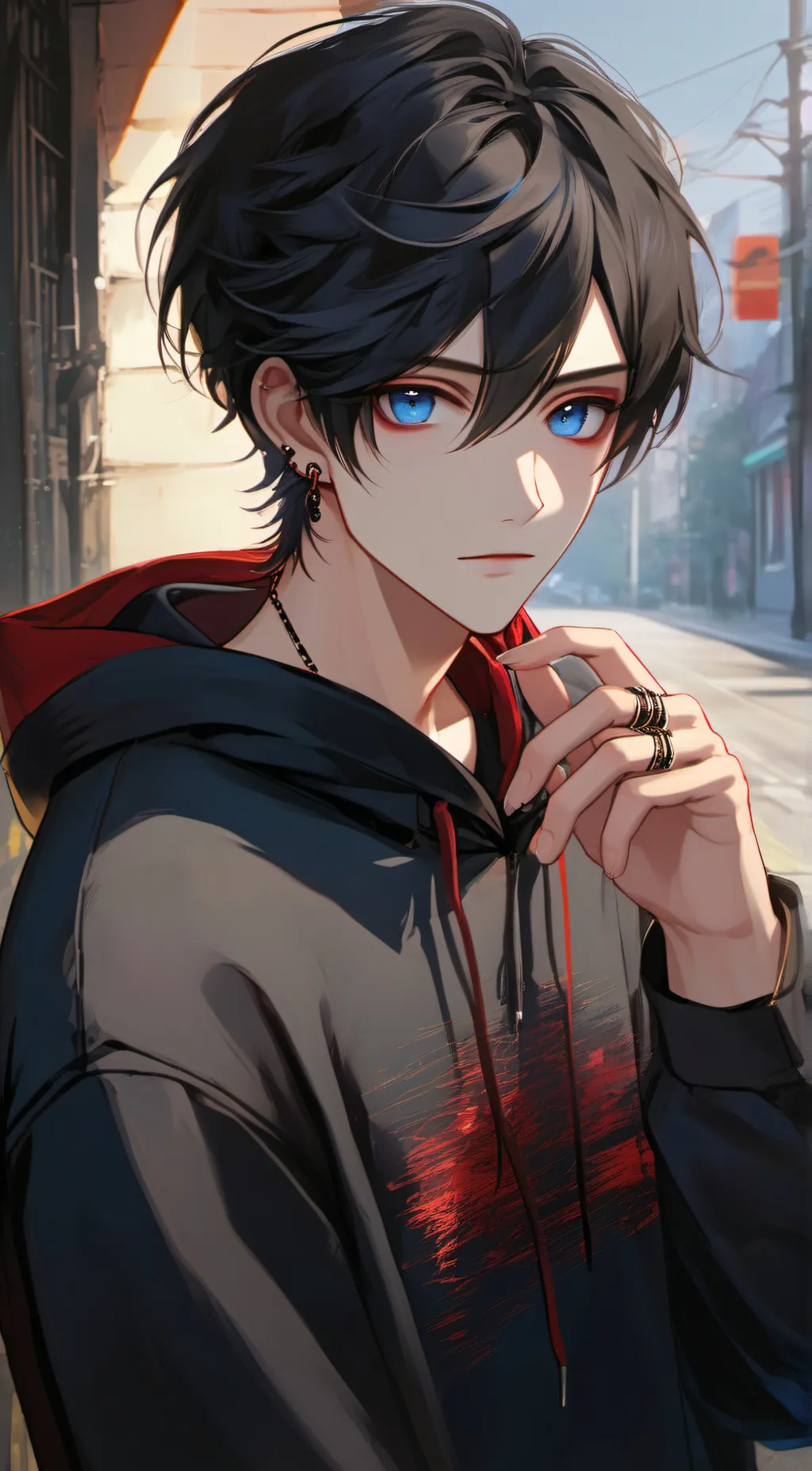 ai character: Sky background