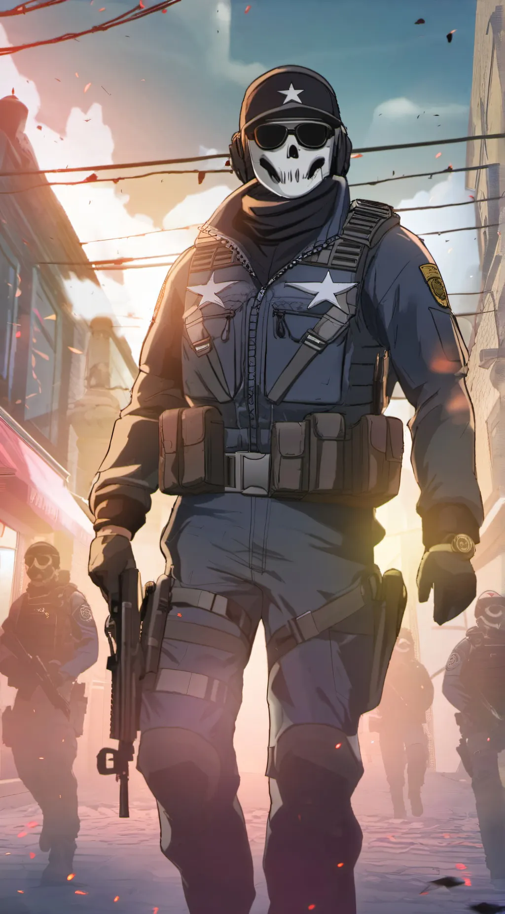 ai character: Simon"Ghost"Riley background
