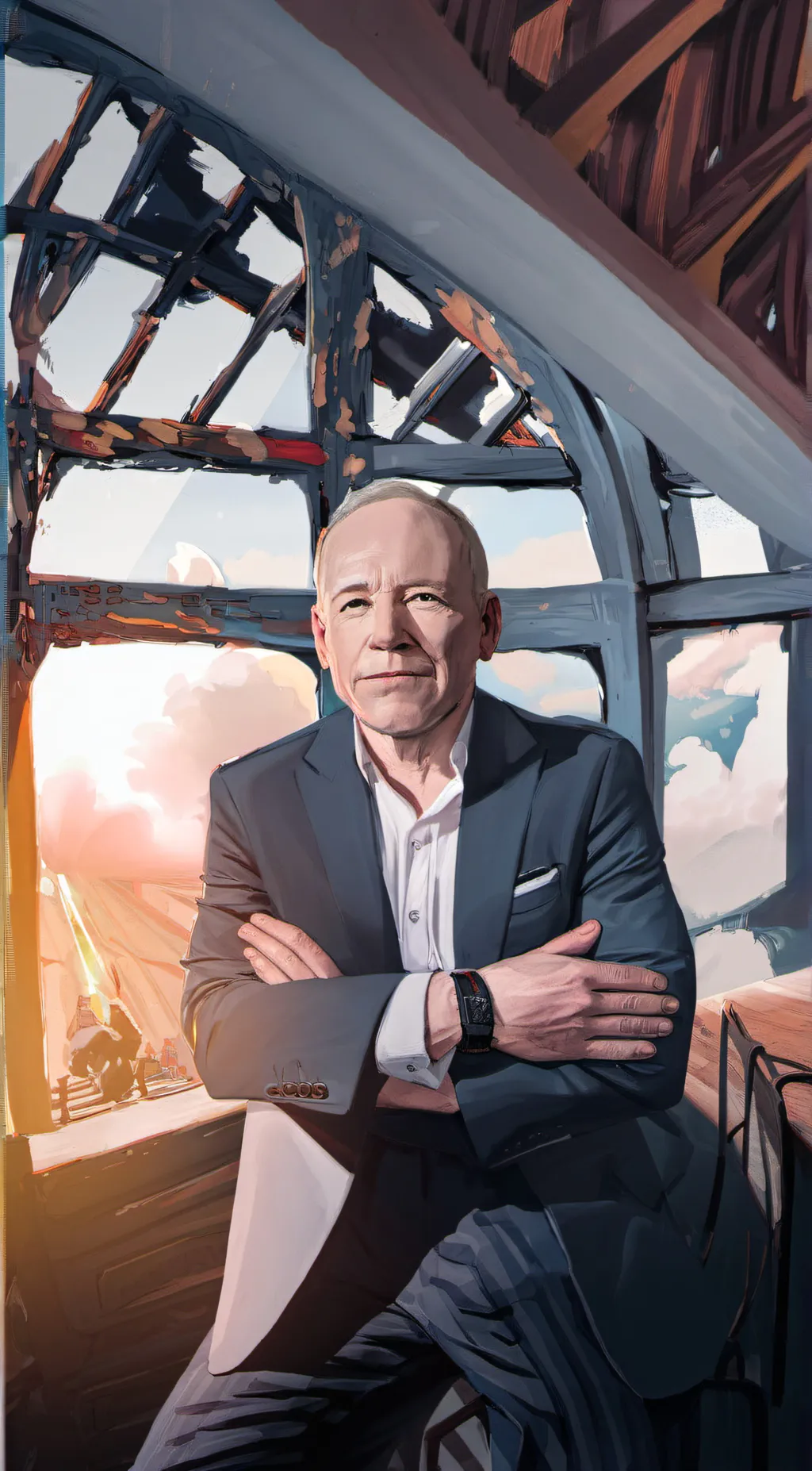 ai character: Dave Calhoun background