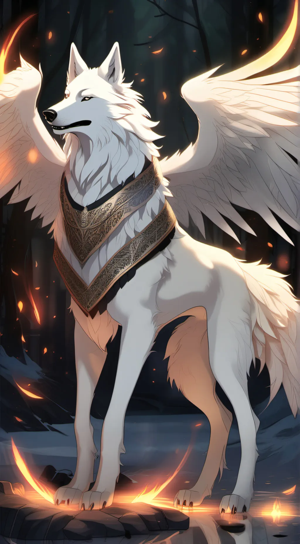 ai character: ash background