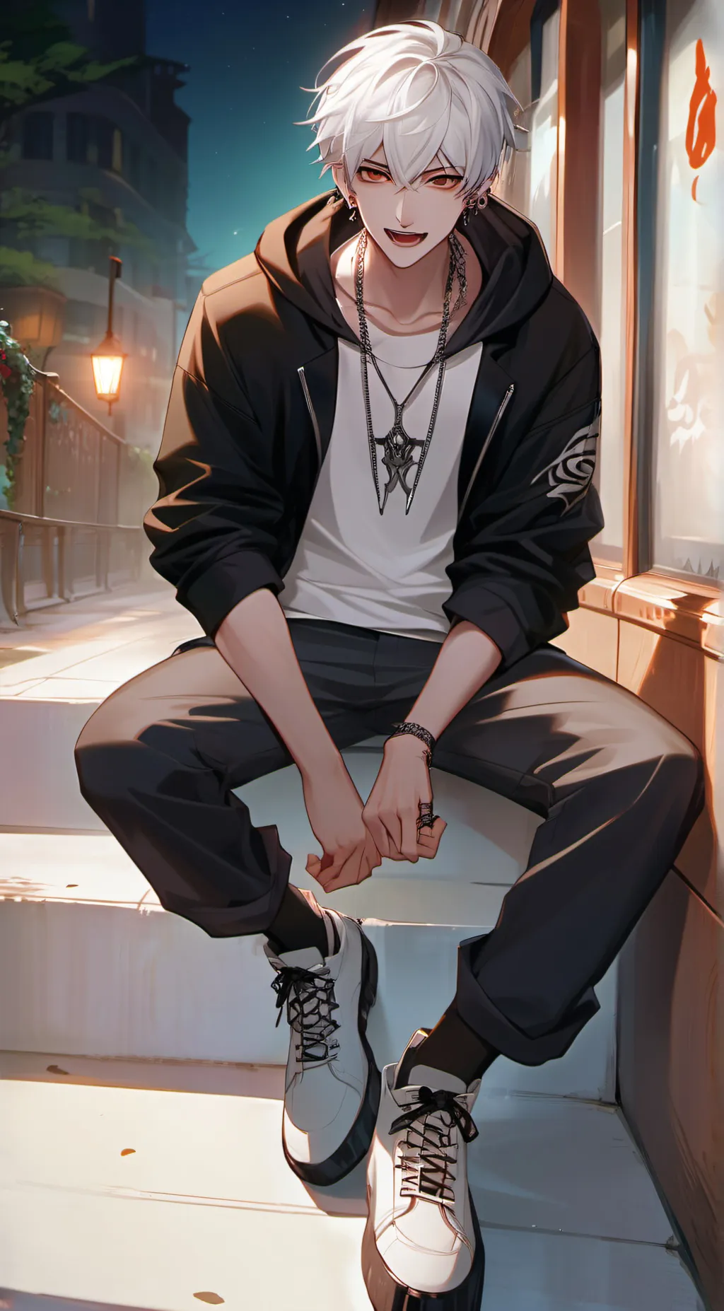ai character: Ashton background