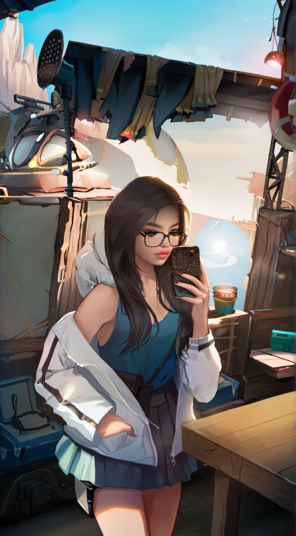 ai character: Sophia background
