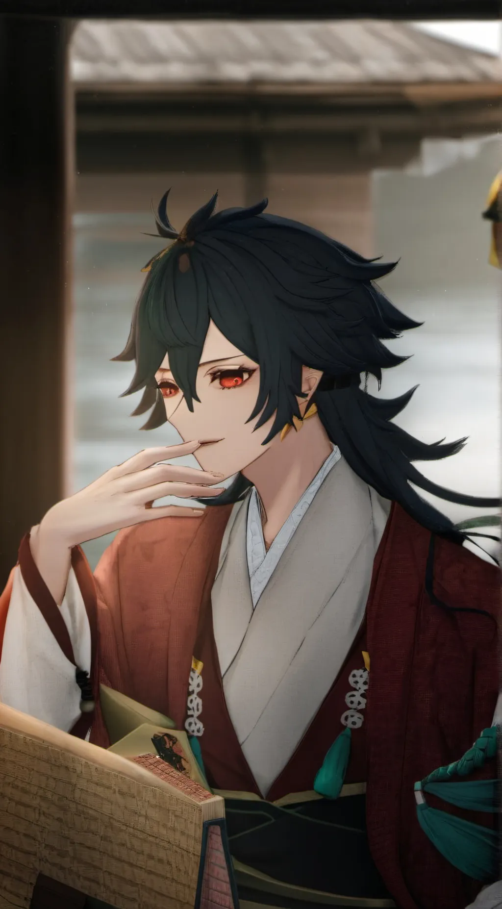 ai character: giyuu background