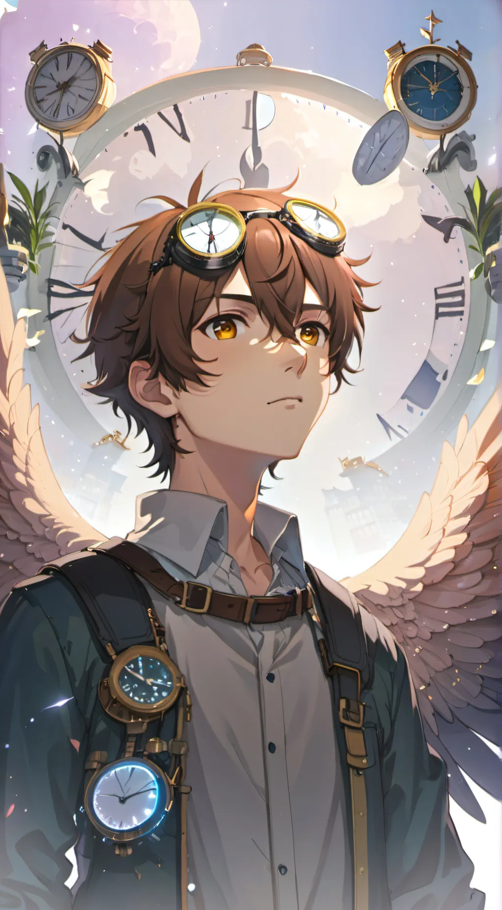 ai character: Clockwork background