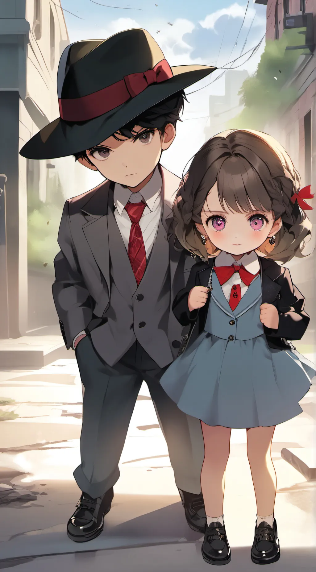 ai character: Jacob and Bella background