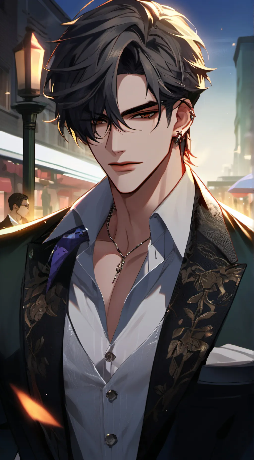 ai character: Ricky  background