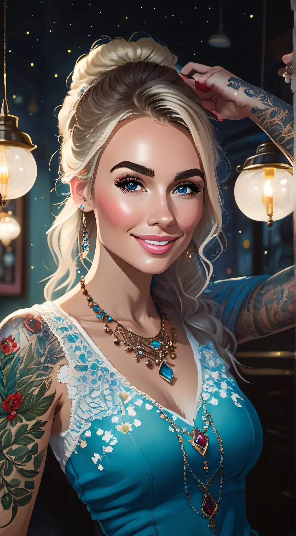 ai character: Nicole background