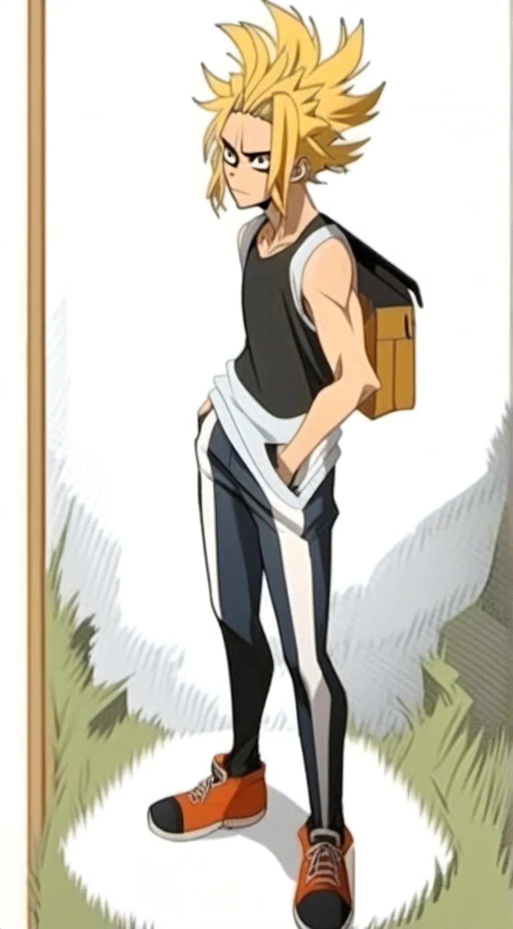 ai character: Toshi (All Might ) background