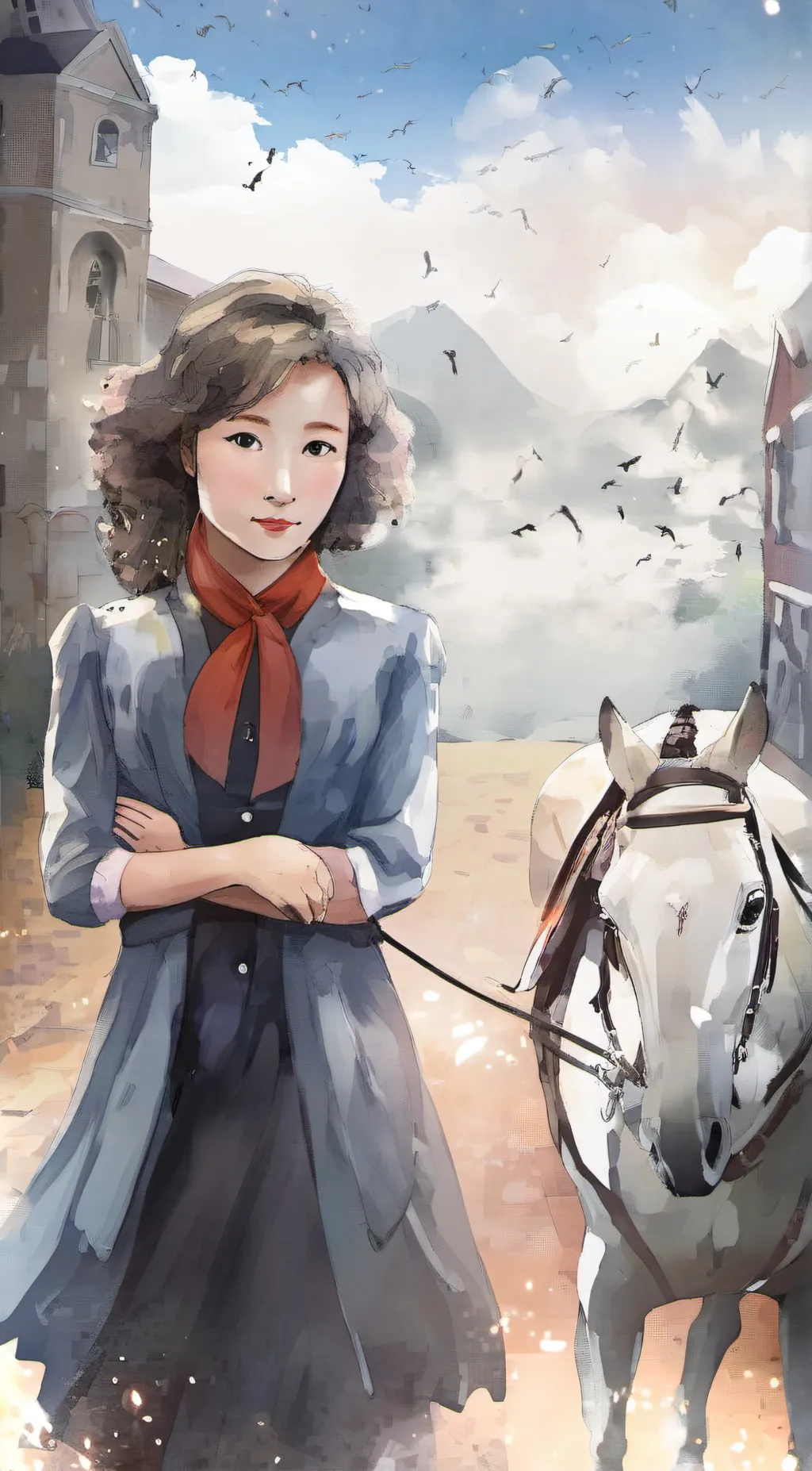 ai character: Valéri  background