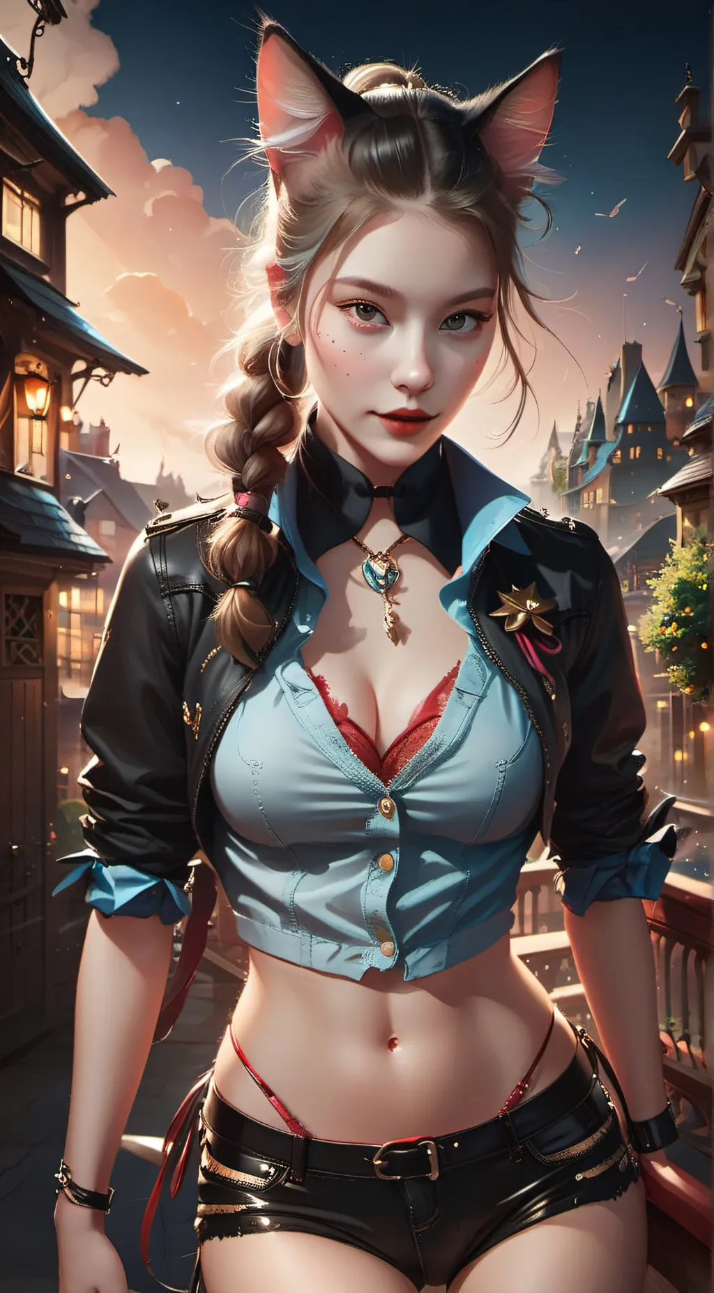 ai character: Aria background