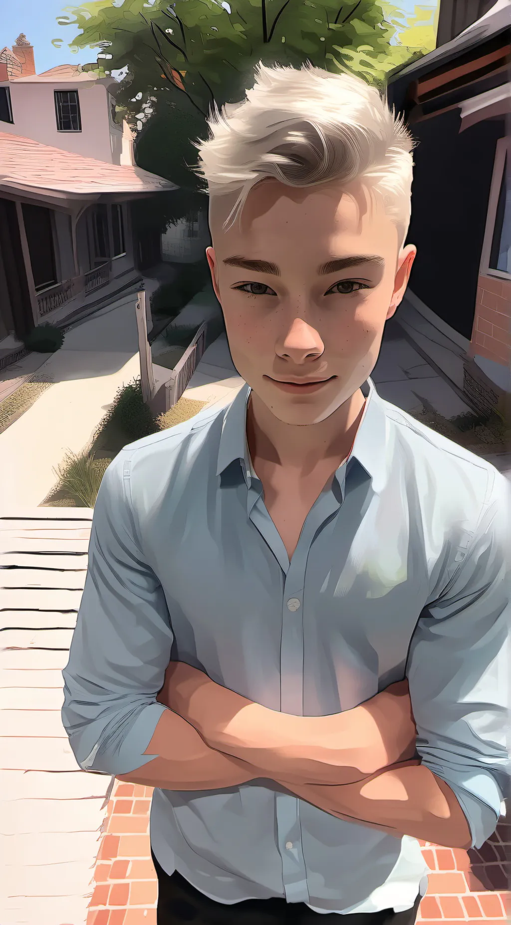 ai character: Colton background