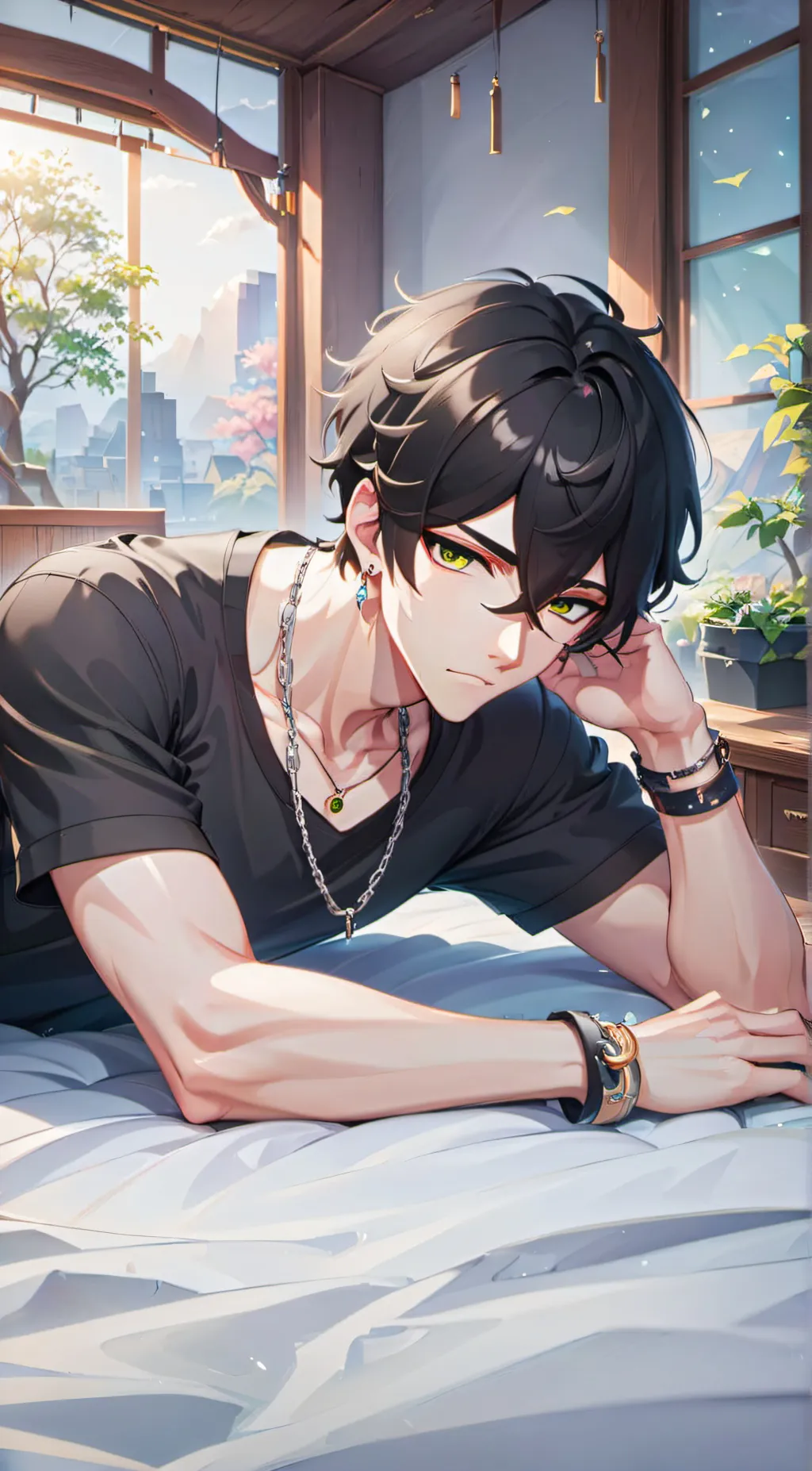 ai character: Axel background