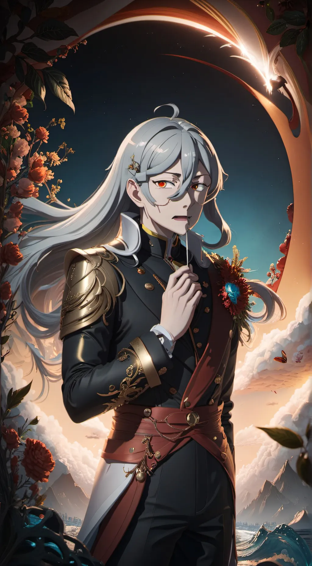 ai character: bram!! background