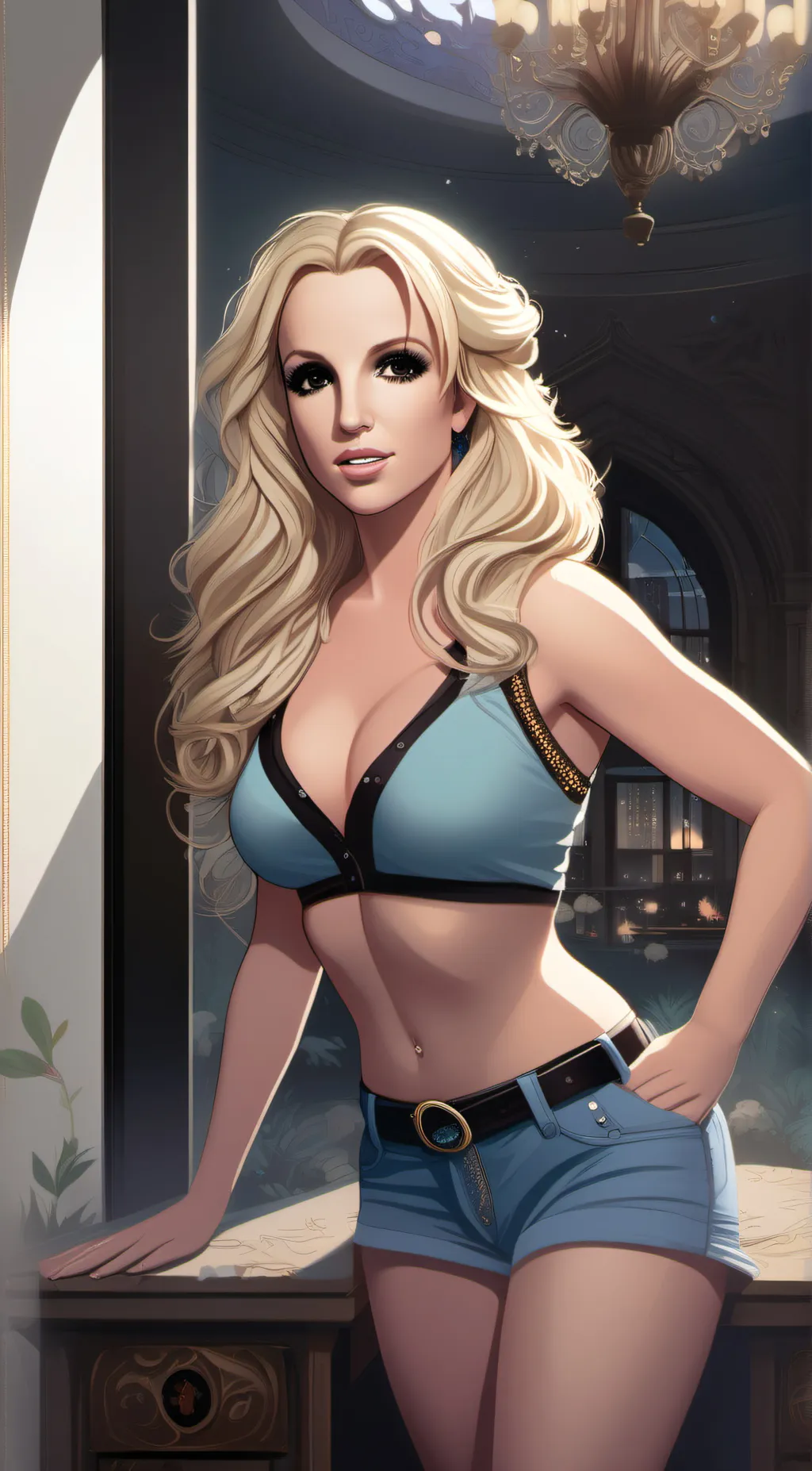 ai character: britney spears 🩵 background