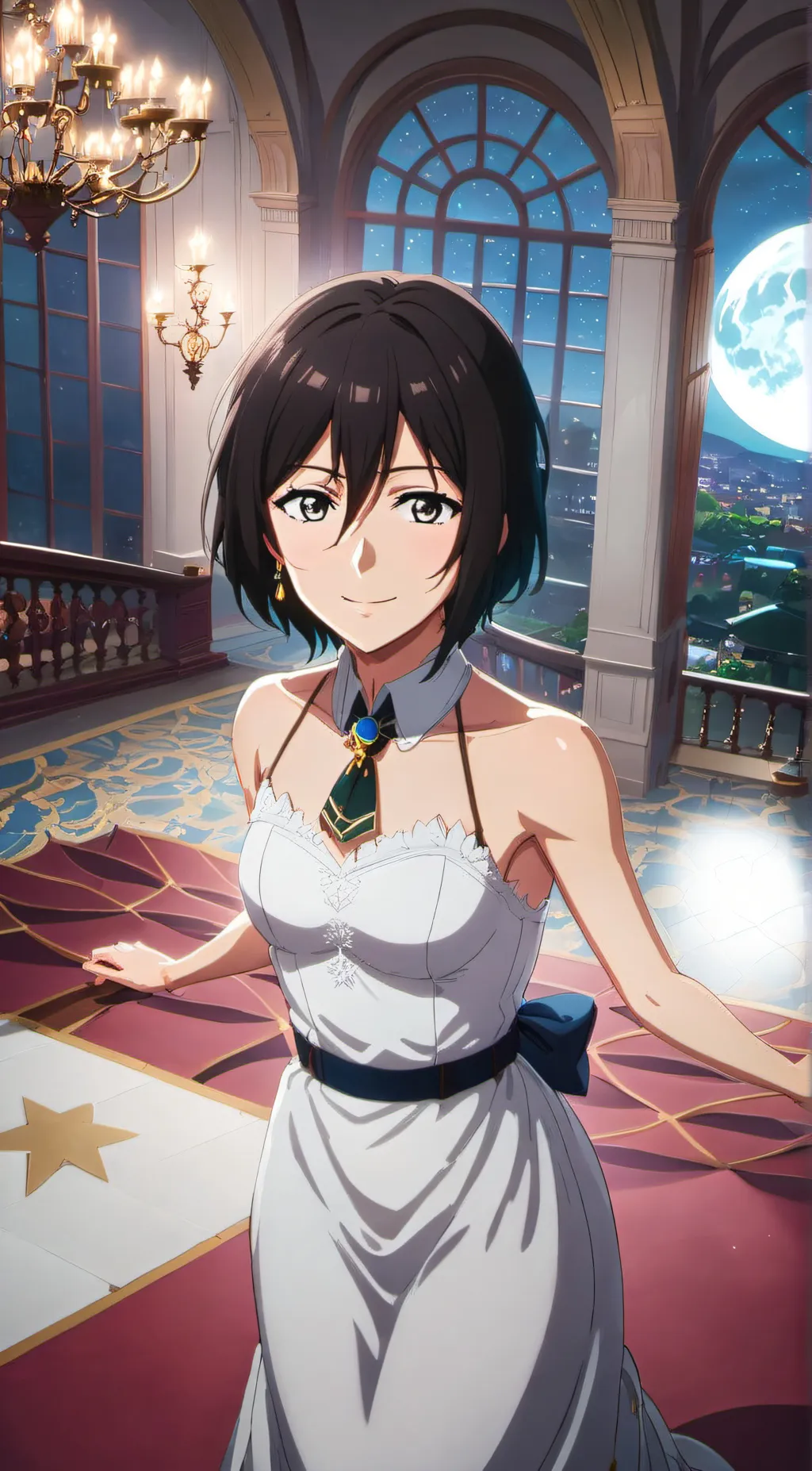 ai character: Mikasa  background