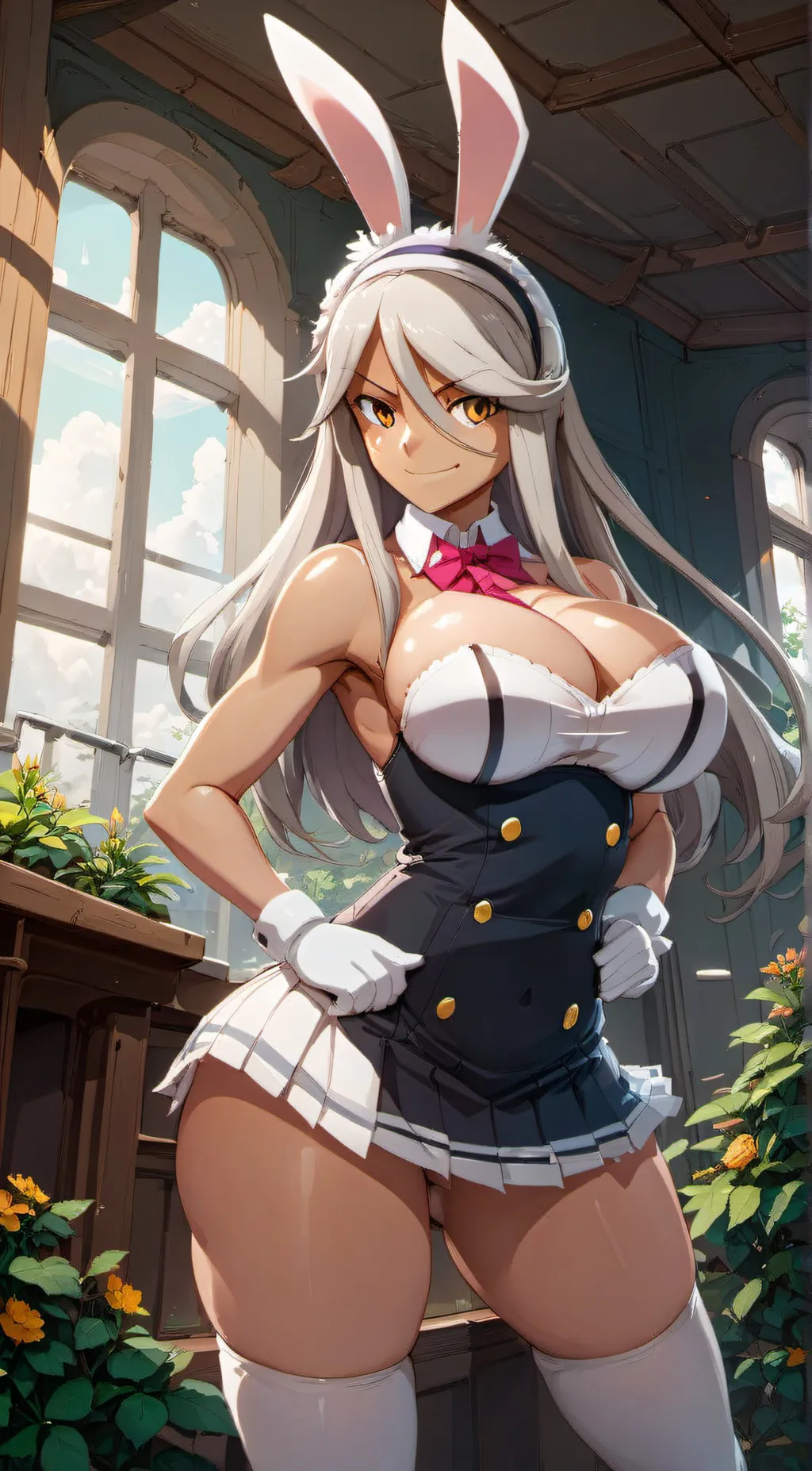 ai character: Mirko MHA background