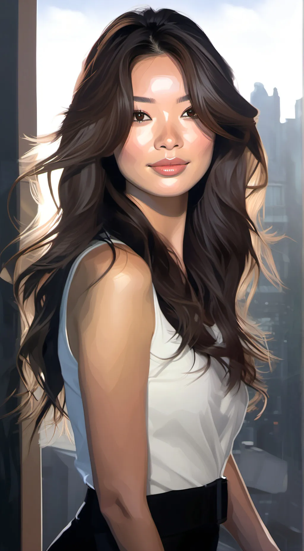 ai character: Larisa background