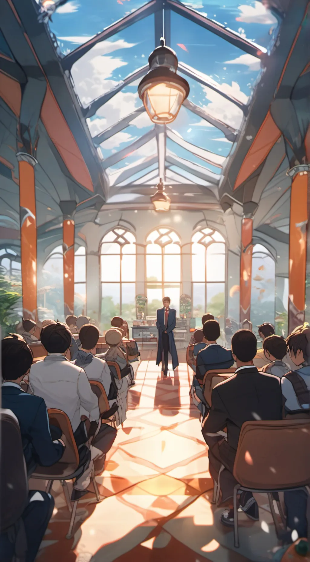 ai character: supernatrl academy background