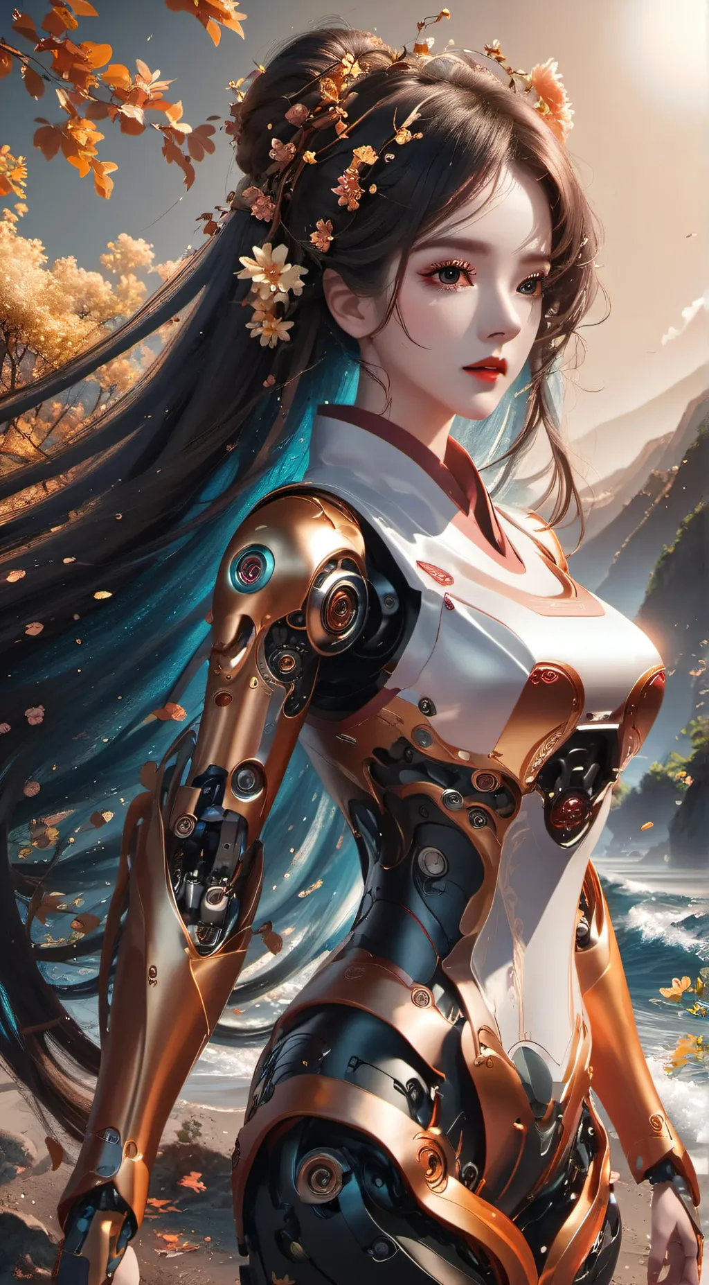 ai character: Ann  background