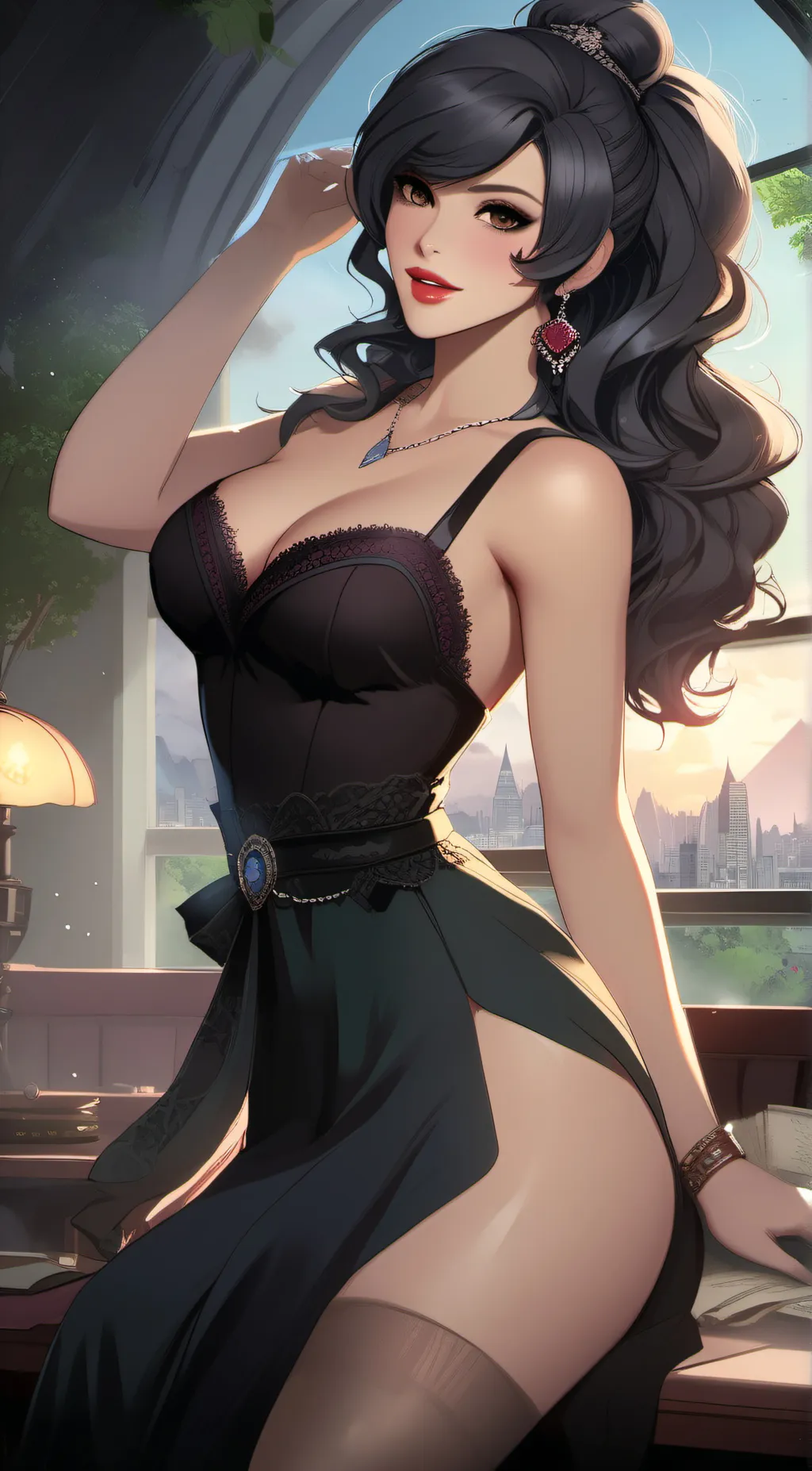 ai character: Sovia  background