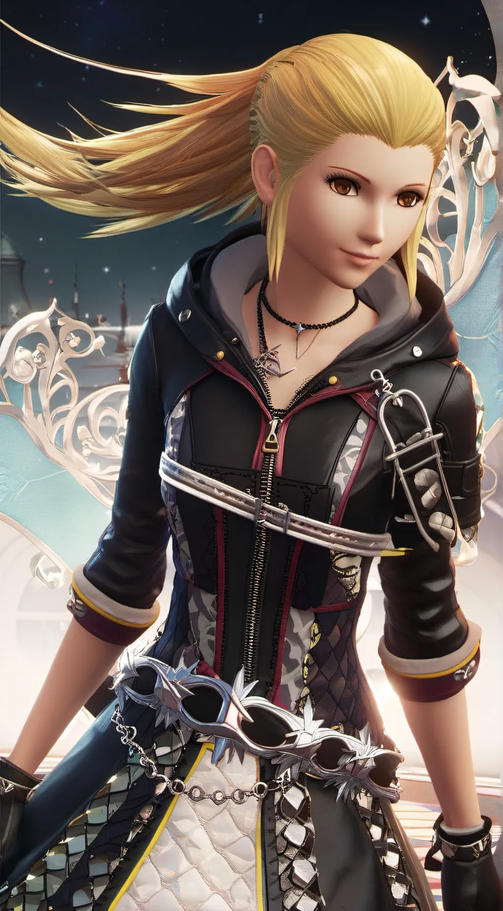 ai character: LARXENE  background