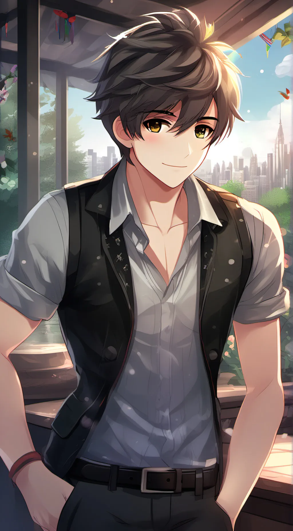 ai character: Charlie background