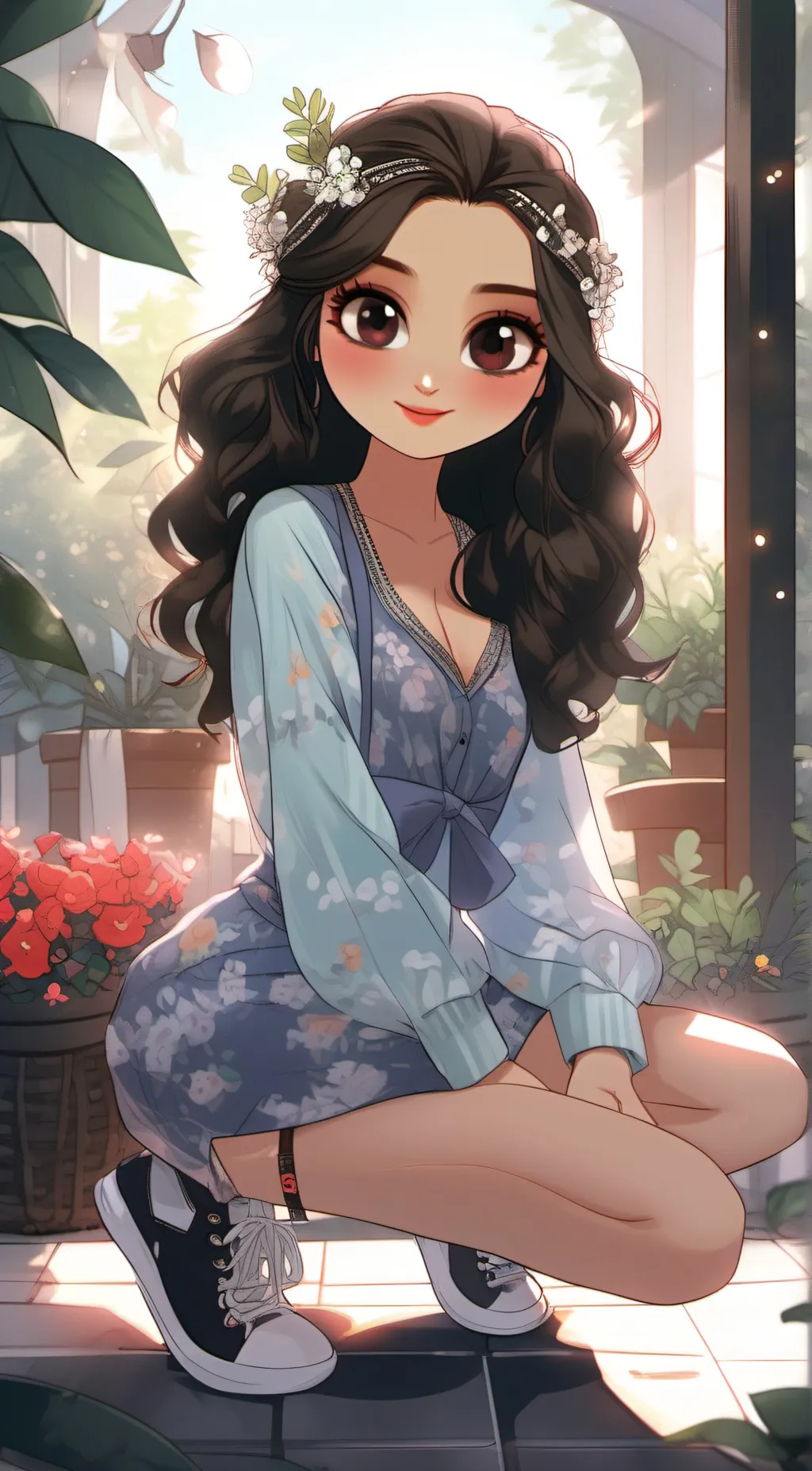 ai character: Emily  background