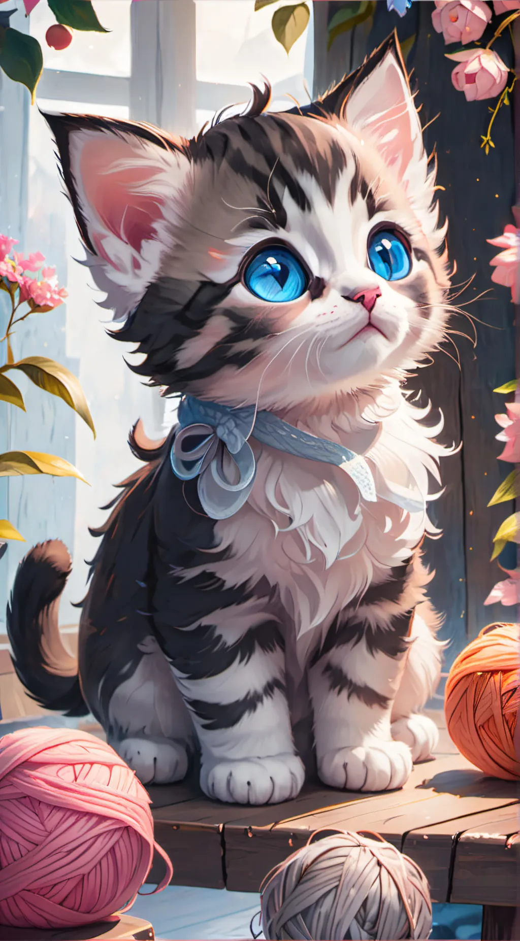 ai character: lily background