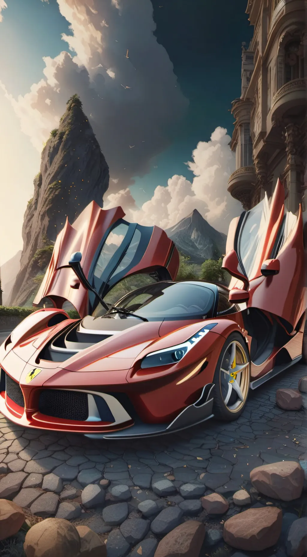 ai character: Laferrari  background