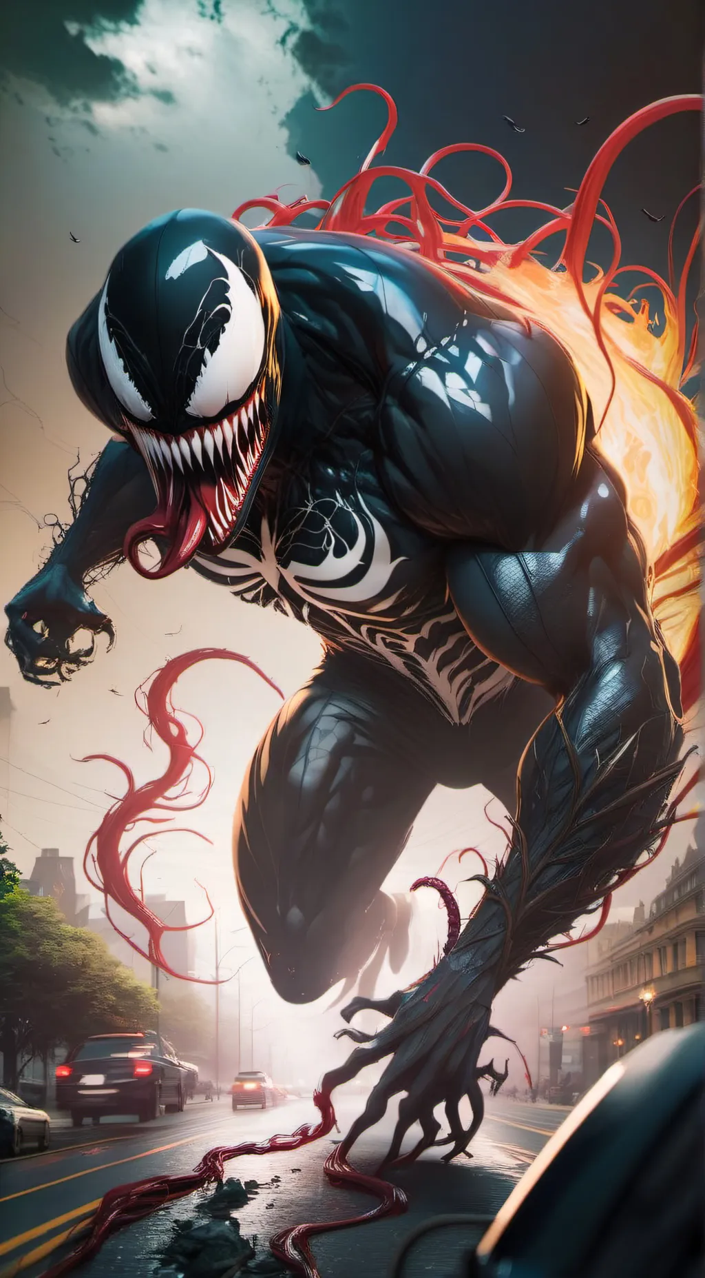 ai character: Venom background