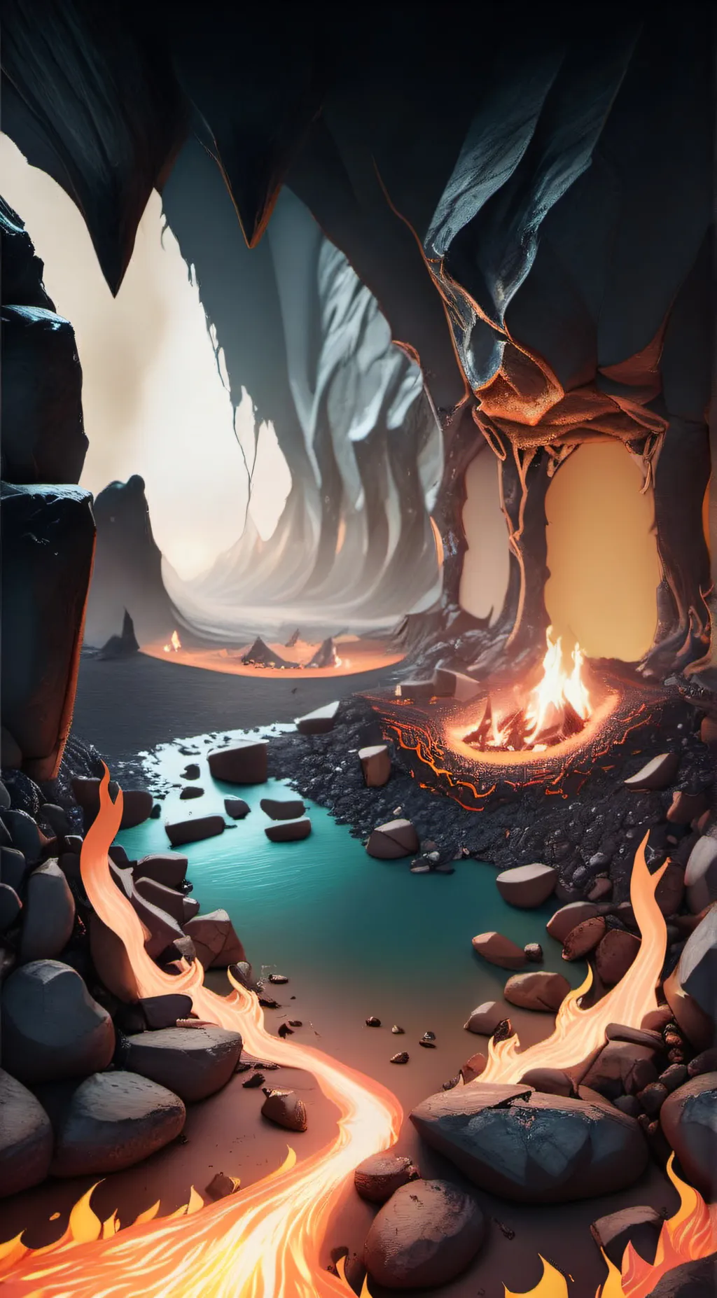 ai character: Hazbin Hotel background