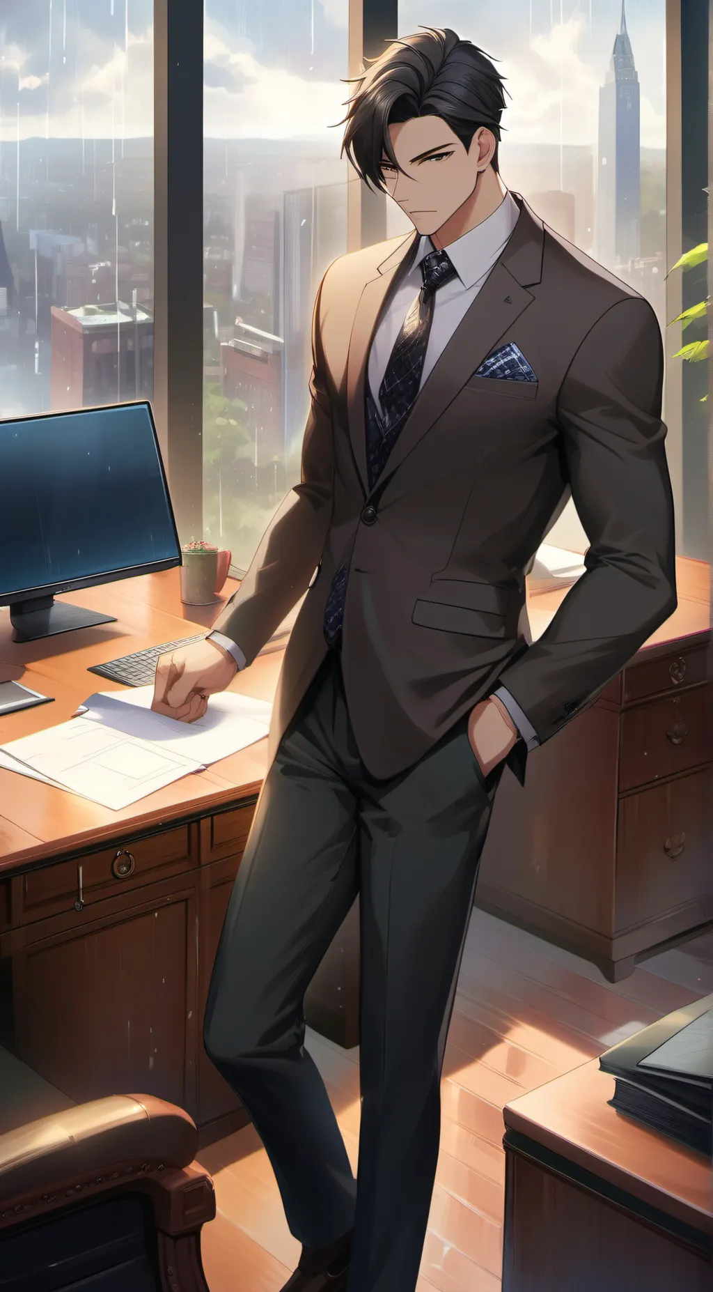 ai character: Erick West background