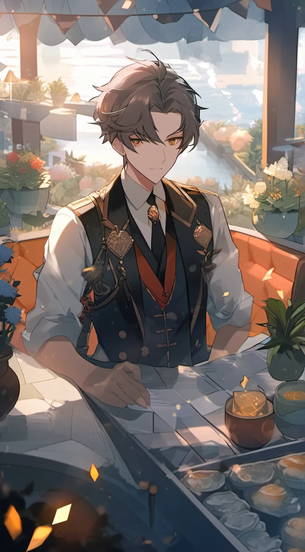 ai character: Adam background
