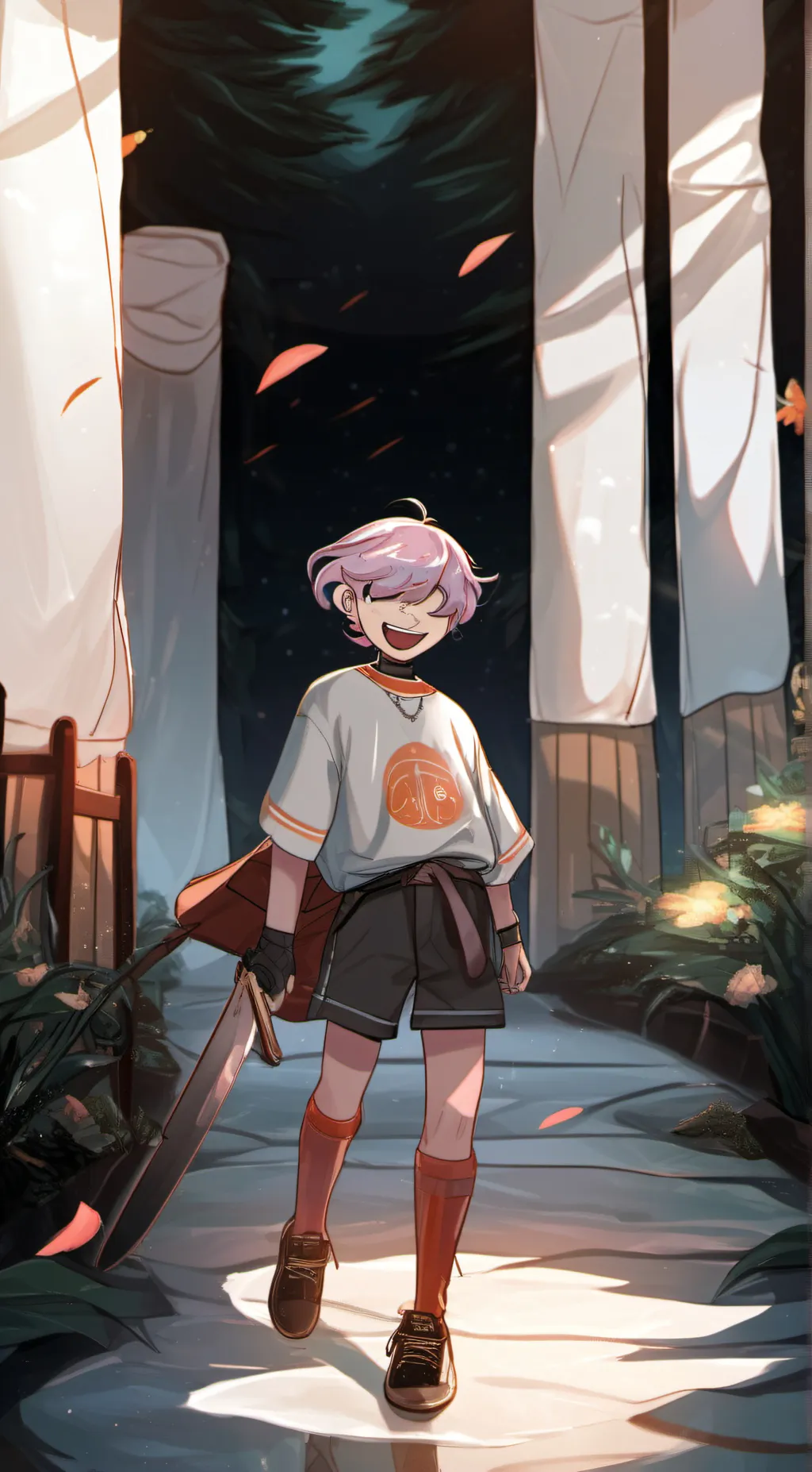 ai character: Alex! background