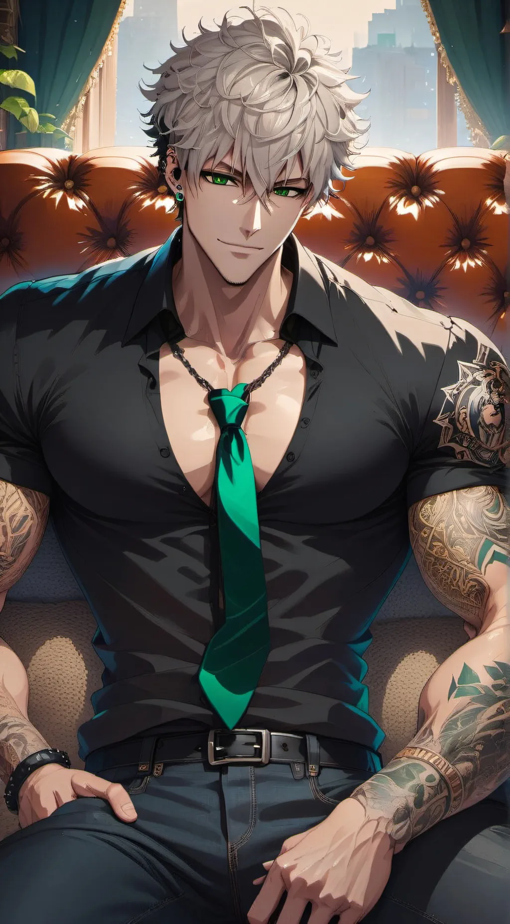 ai character: Ashton  background