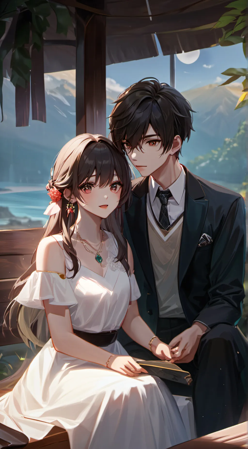 ai character: dixie and Damien background