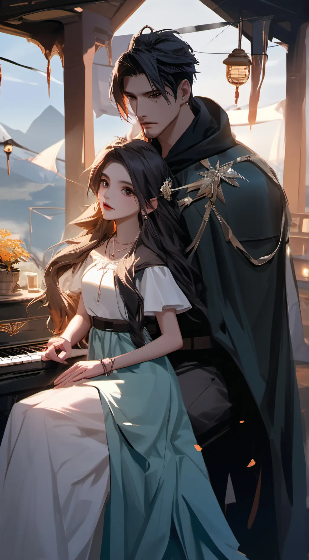 ai character: Evelyn background