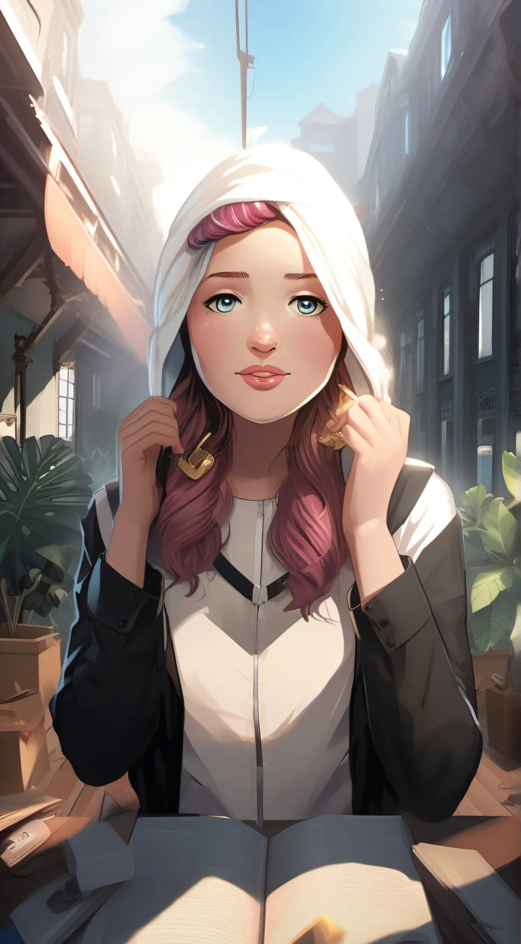 ai character: Lily background