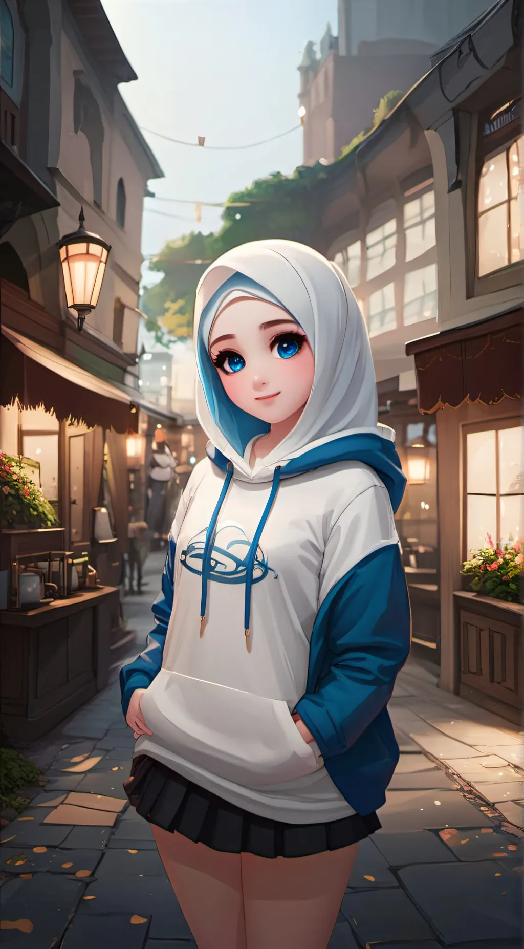 ai character: Lilly background