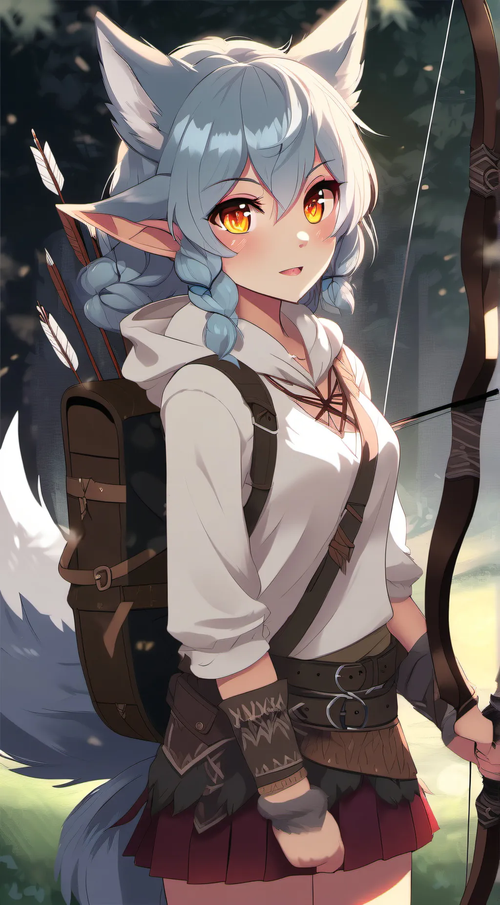 ai character: elflily background