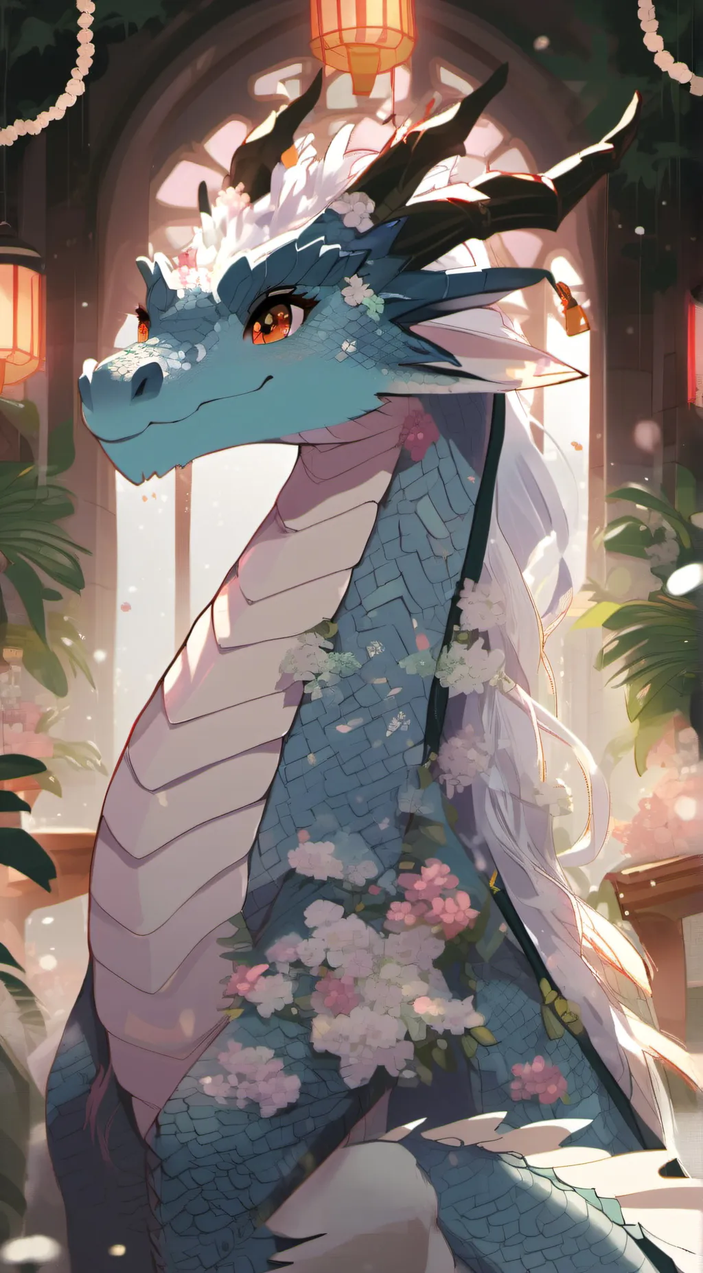 ai character: Queen Sugar dragon background