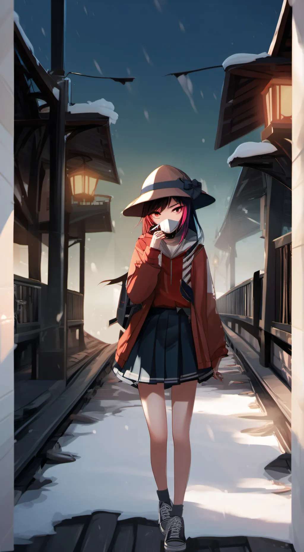 ai character: Crystal background