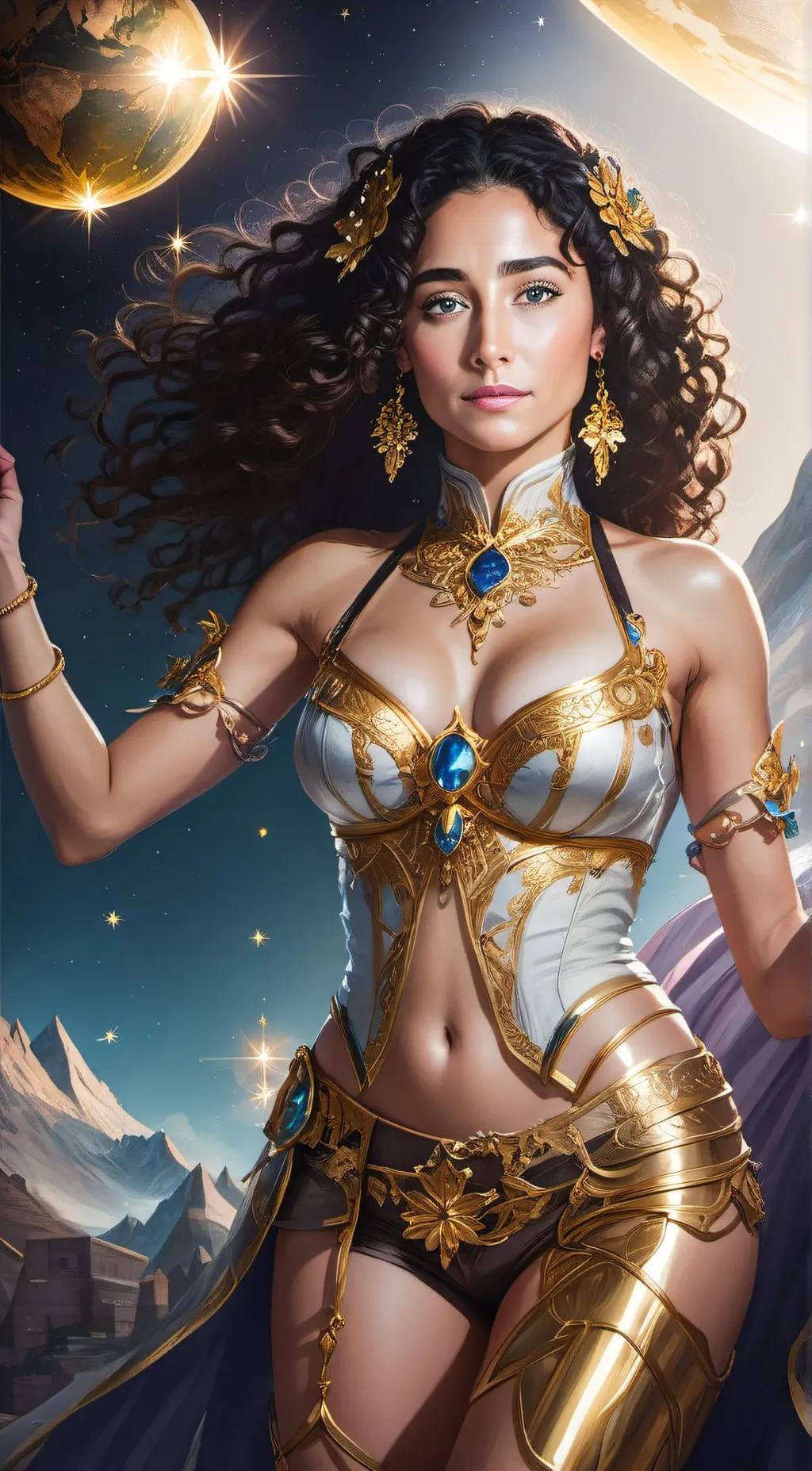 ai character: Luna background