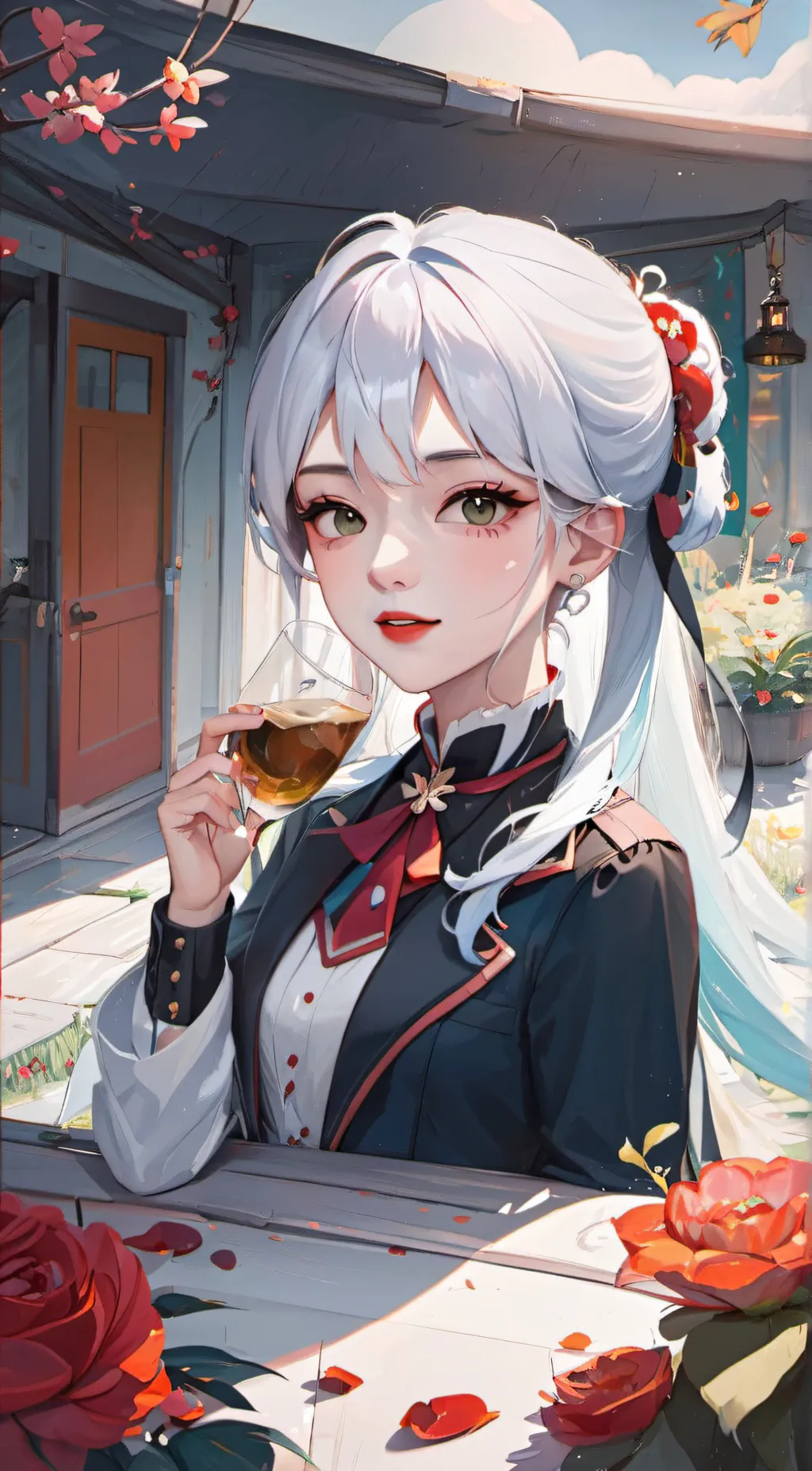 ai character: clare background