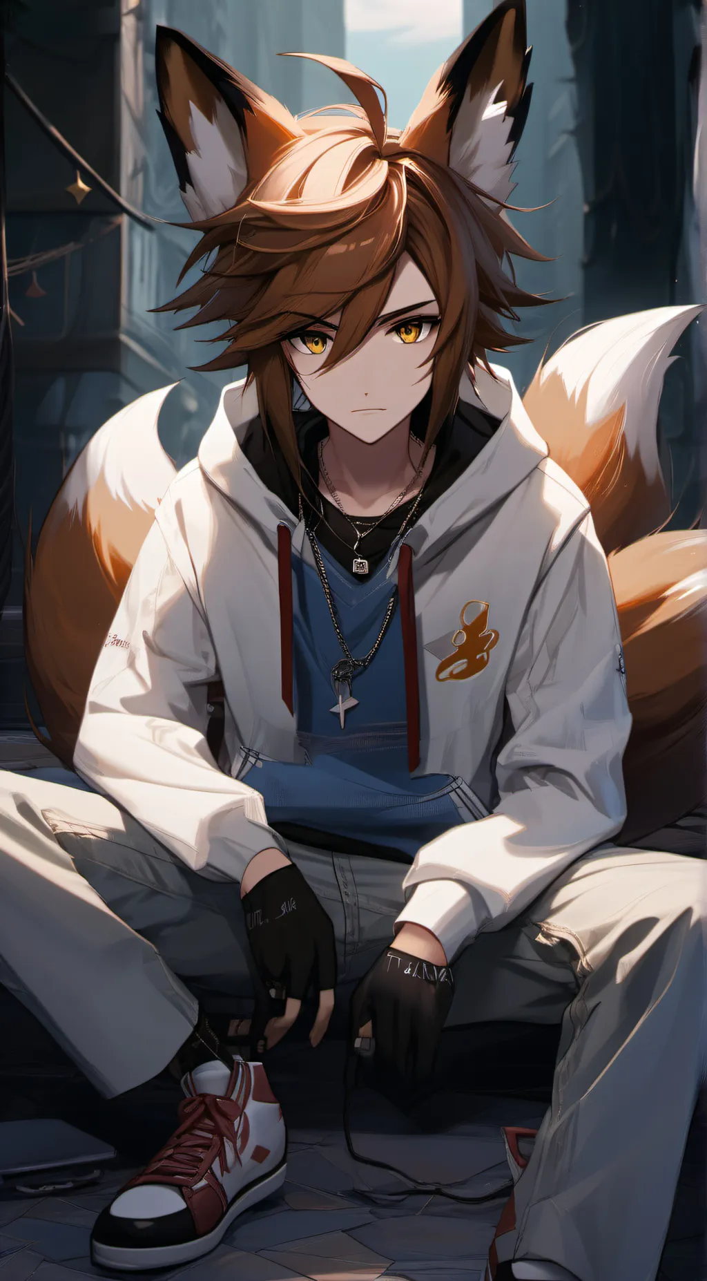 ai character: tails doll background
