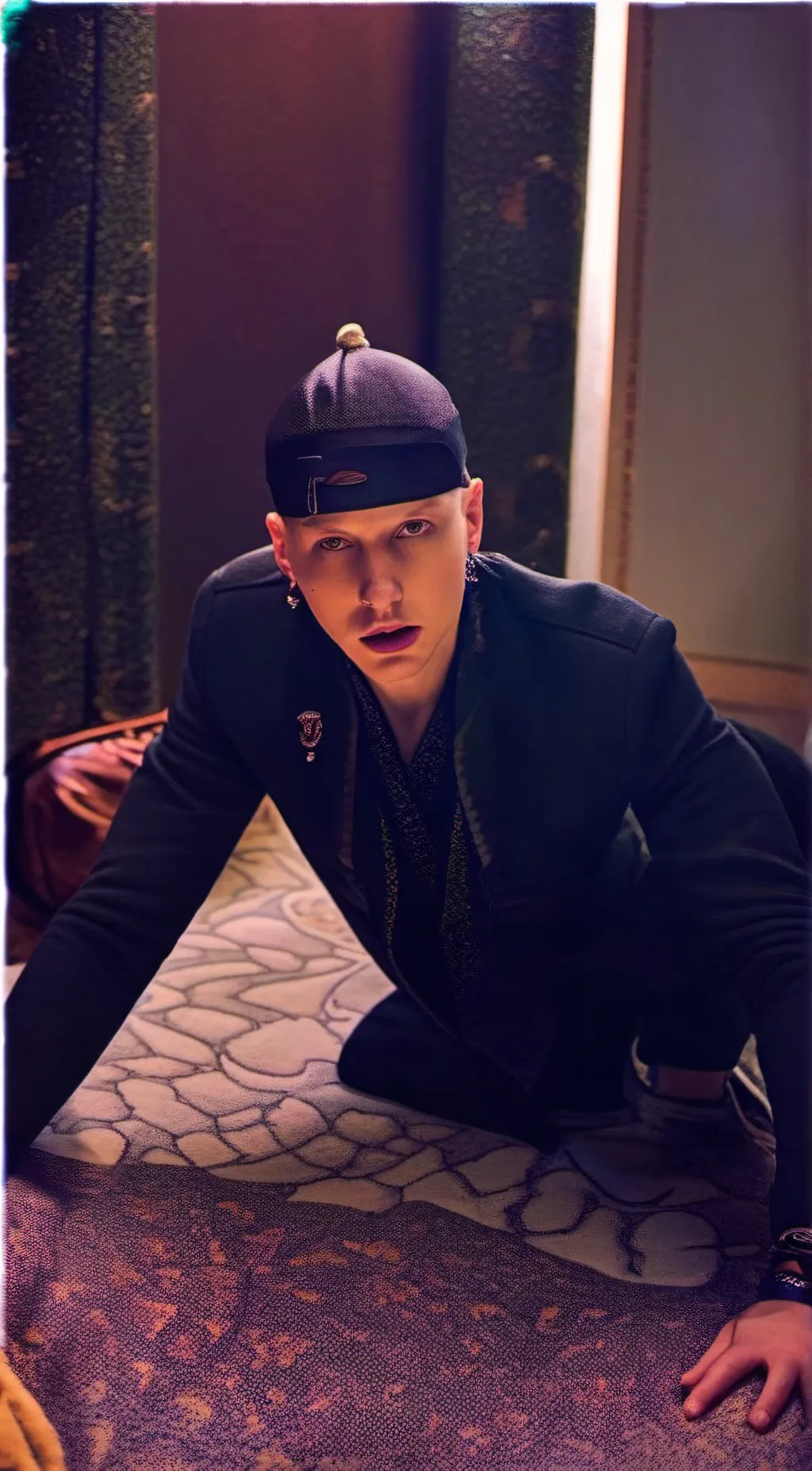 ai character: Skitz kraven  background